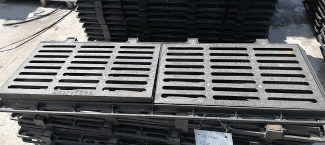 青县球墨铸铁连体双篦展示